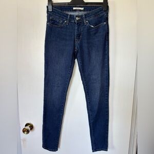 🎉4/30$🎉 Levi’s 711 Skinny Jeans Dark Wash Size 27